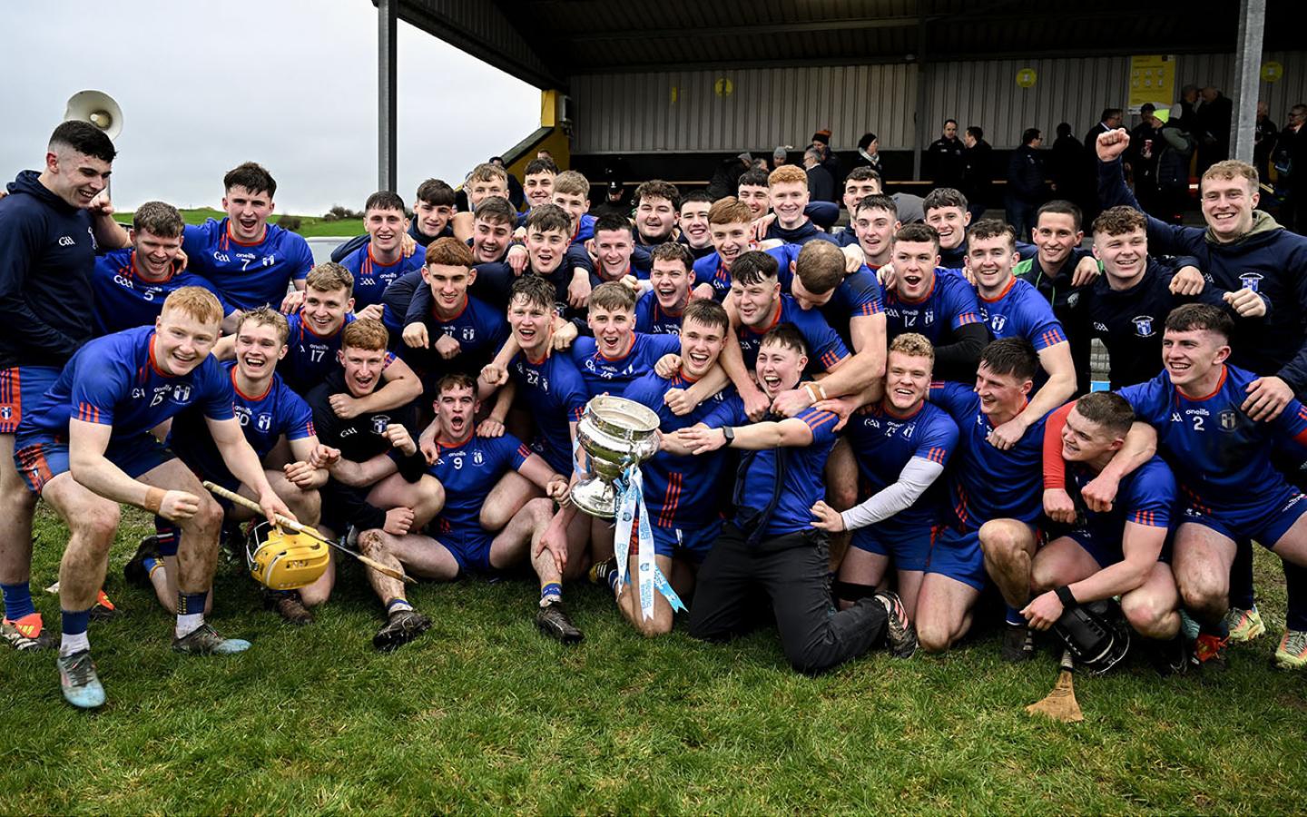 Group celebrating Fitzgibbon Cup 2024