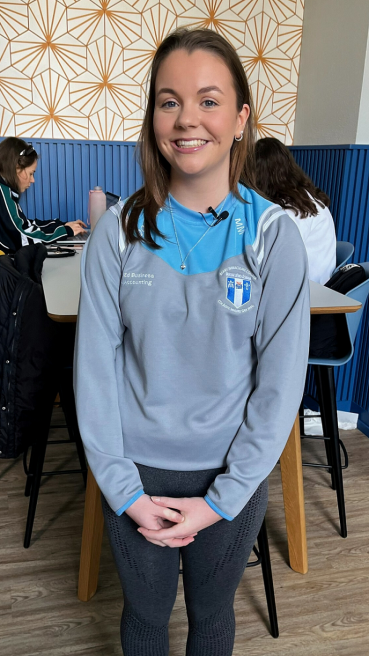Female MIC student at MIC Thurles campus.