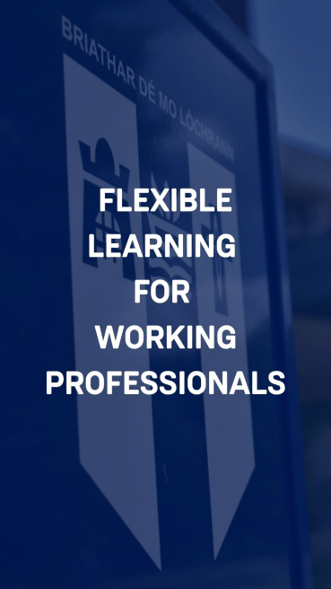 Flexible Learning for Working Professionals text against the MIC logo video thumbnail