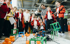 Primary school children from schools in Limerick, Waterford, Cork & Tipperary compete at the regional finals of the Vex Robotics Challenge