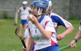 Clara Griffin, Tramore and Waterford camogie player in action