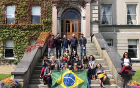 The 19 Brazilian students on the full time Graduate Diploma in Mentoring and Leadership programme