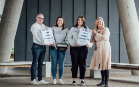 Professor Gary O'Brien, Roísín Burke, Aoife Gleeson & Professor Lorraine McIlrath