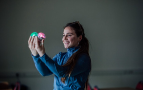 Student at the Tech Week 2022 workshop