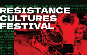 Graphic advertising the festival