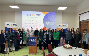 Group pictured at Universal Design for Learning (UDL) Community of Practice Launch