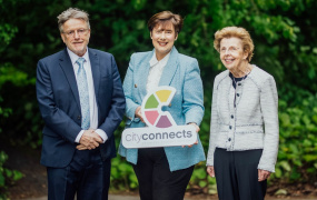 Pictured at the launch of the National Centre for City Connects Ireland (NCCCI) AT Mary Immaculate College were: Minister for Education, Norma Foley, TD ;  President of MIC, Prof. Eugene Wall and Executive Director of City Connects, Boston College, Prof. Mary Walsh. City Connects, a ground-breaking school-based intervention system, is designed, developed and delivered in partnership with schools and services and was originally established at the Mary E. Walsh Center for Thriving Children in Boston College