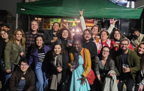 MIC international students enjoying Cultural Night Limerick 2024