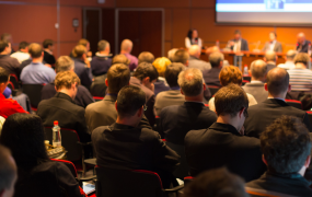People sitting in a conference