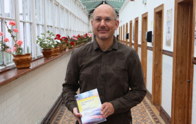 Dr Basil Vassilicos with new book