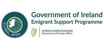 Government of Ireland Emigrant Support Programme logo