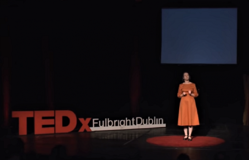 Dr Ailbhe Kenny MIC TEDx Fulbright Dublin