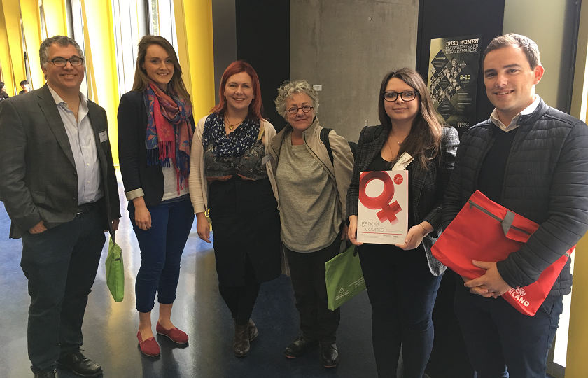 delegates at Irish Women Playwrights and Theatremakers Conference