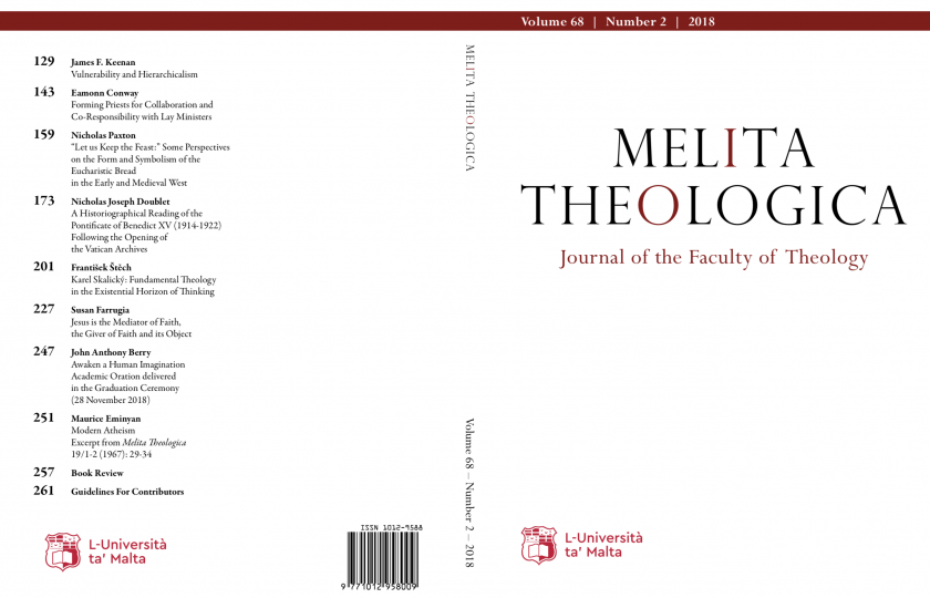 Melita Theologica Vol 68/2