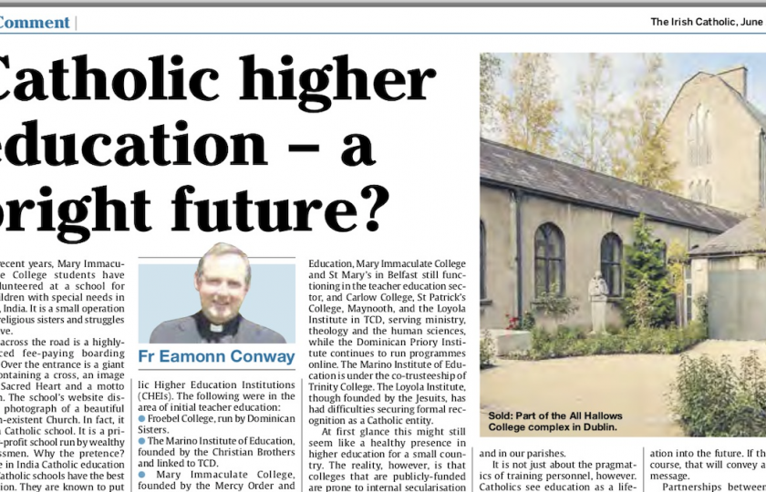 Catholic Education: A bright future?