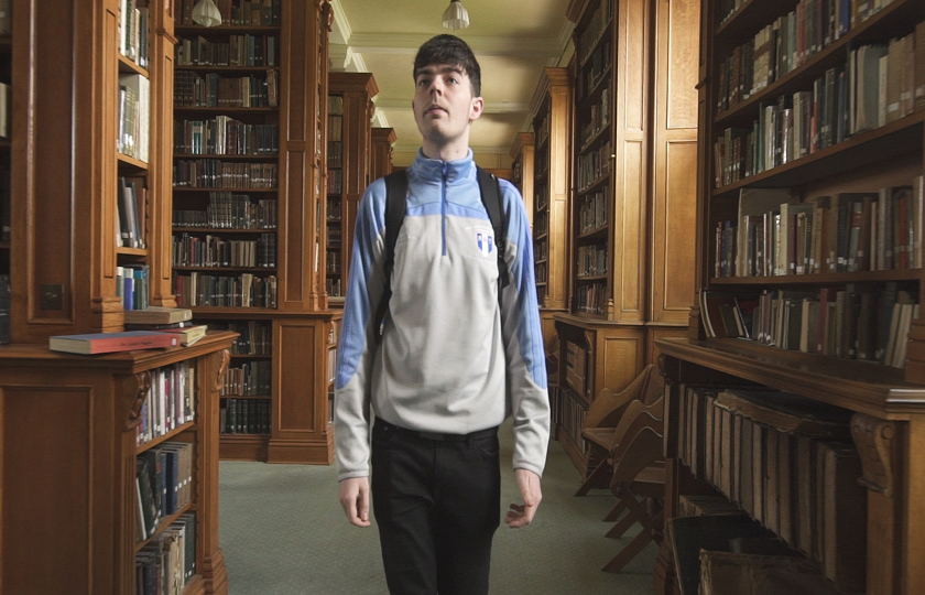 Student on campus at MIC Thurles