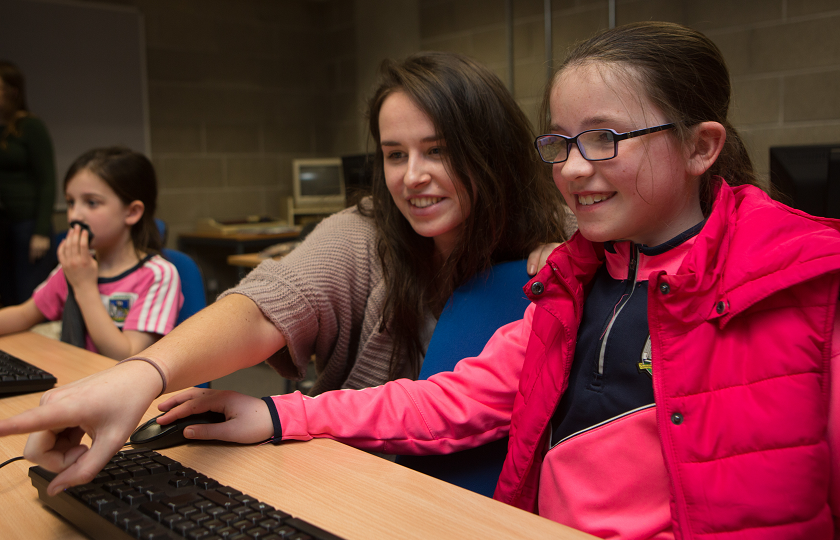 CoderDojo classes for kids at Mary Immaculate College
