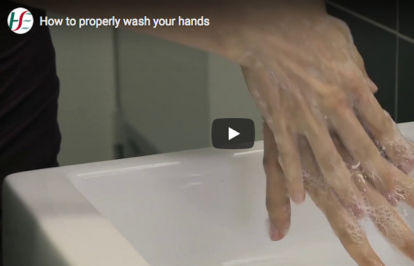 HSE Advice on Handwashing