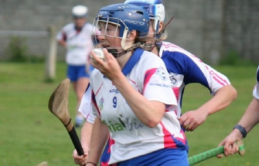 Clara Griffin, Tramore and Waterford camogie player in action
