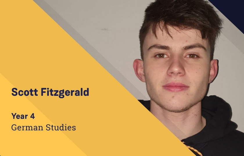 MIC German Studies student Scott Fitzgerald