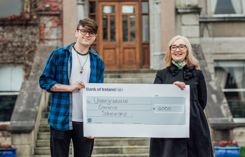 Jamie Dalton, from Kilkenny, pictured with Dr Geraldine Brosnan