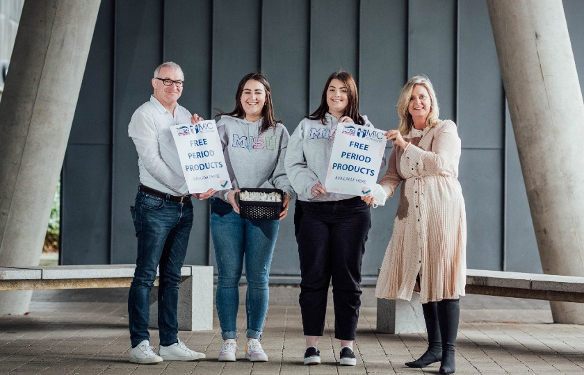 Professor Gary O'Brien, Roísín Burke, Aoife Gleeson & Professor Lorraine McIlrath