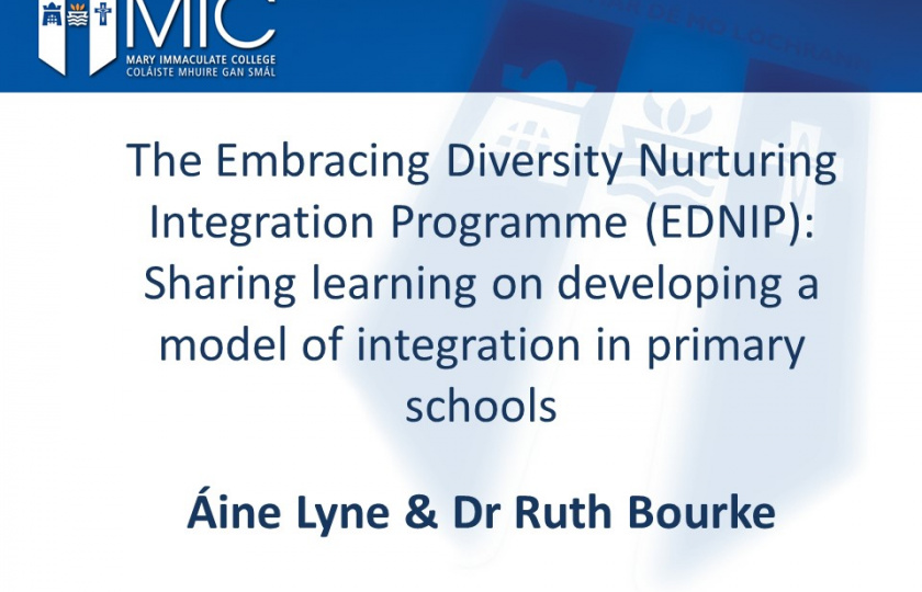 The Embracing Diversity Nurturing Integration Programme (EDNIP)