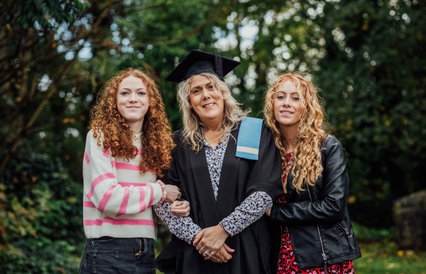 Zoe, Maureen and Shauna Forde from Gort