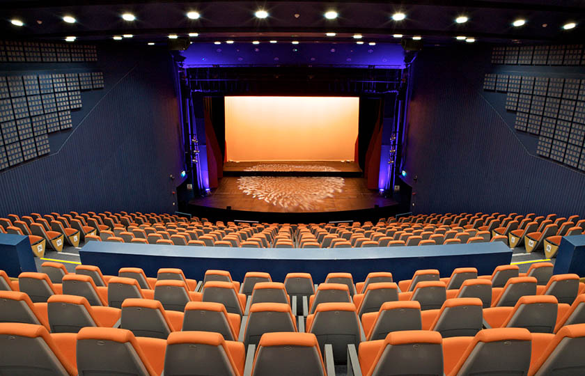 Photo of inside the Lime Tree Theatre with no audience