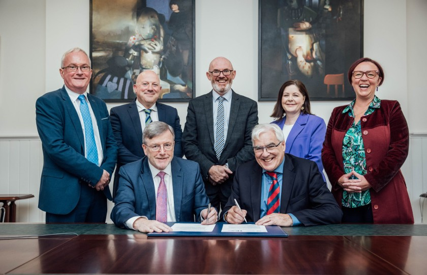 MIC and Limerick and Clare ETB staff pictured at the signing