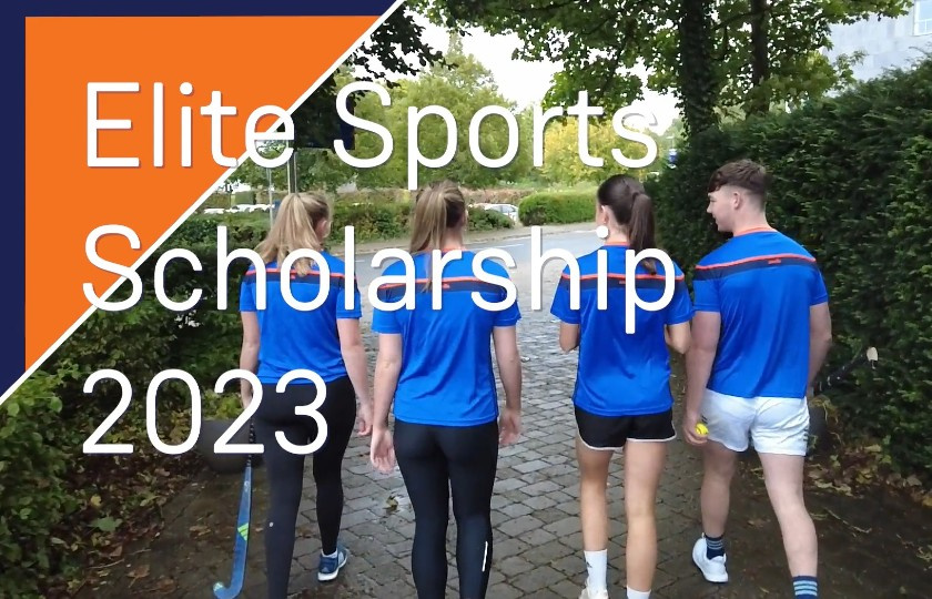 Video still of MIC Elite Sports Scholarship recipients walking away from the camera.