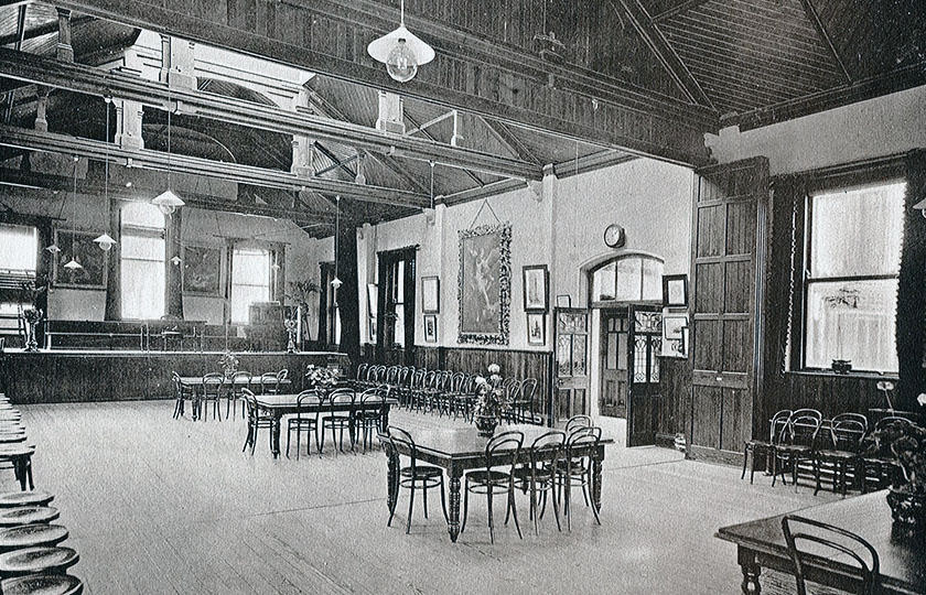 MIC recreational hall, early 20th century