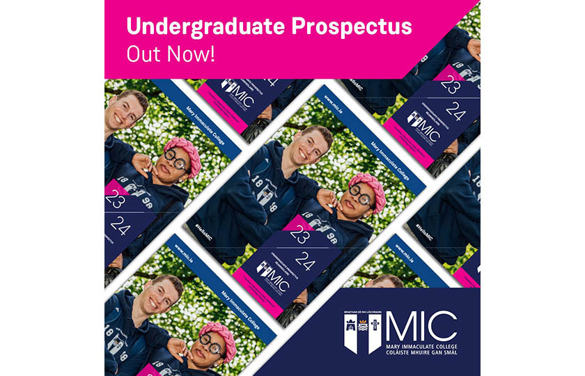 MIC Undergraduate Prospectus Advert 2023-24