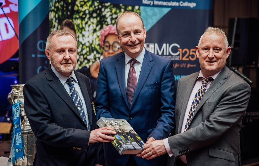 An Tánaiste with Joe Lyons and Ciarán Crowe