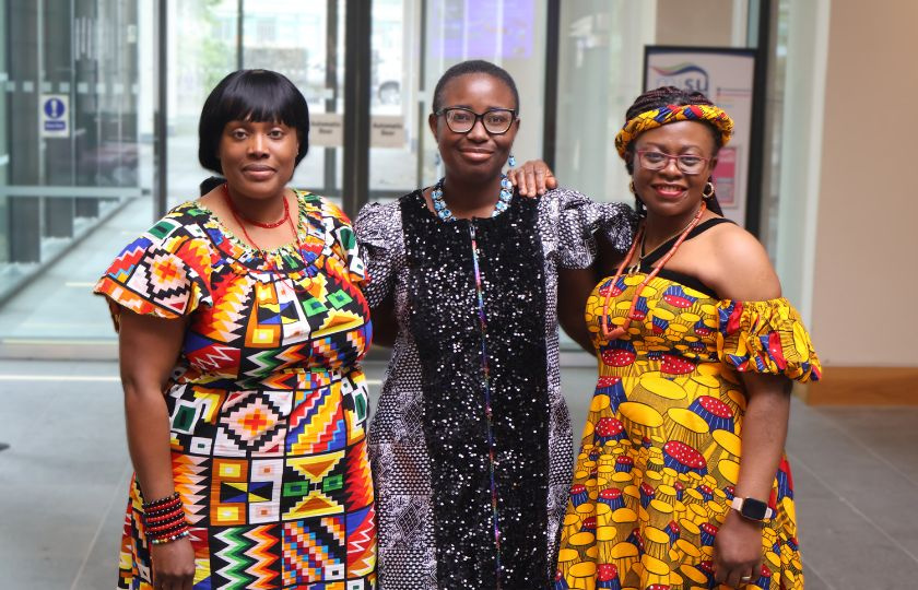 Lylian Fotabong, Florence Ajala and Edith Ike Eboh