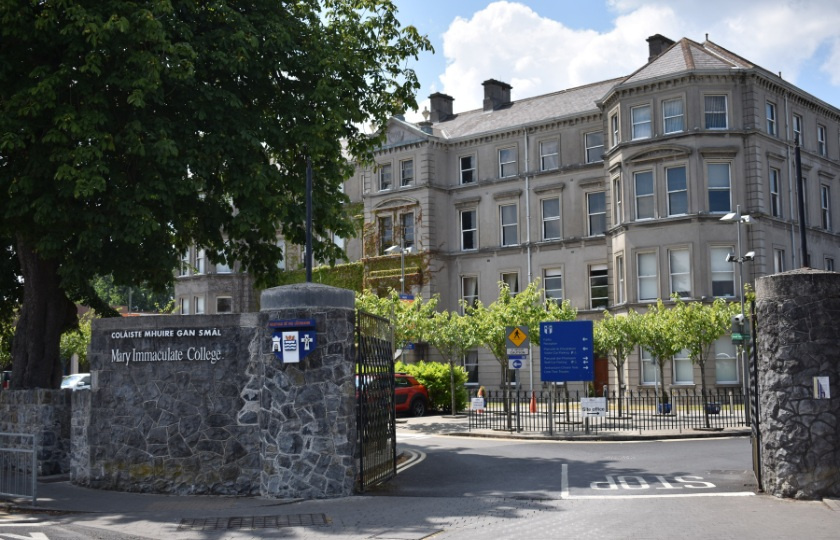 Photo of the Foundation Building in Mary Immaculate College as seen from the Main Gate