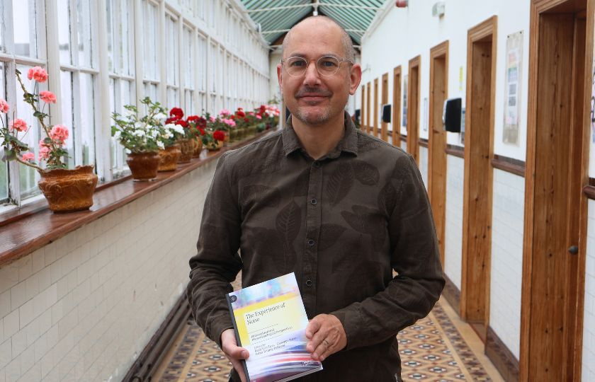 Dr Basil Vassilicos with new book
