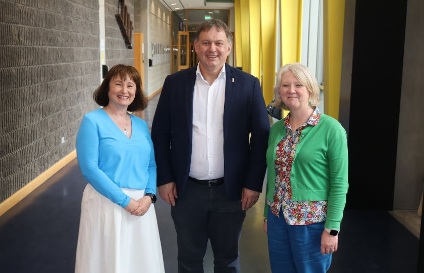 Dr Fionnuala Tynan, Dr Gerard Farrelly, Donna Dey