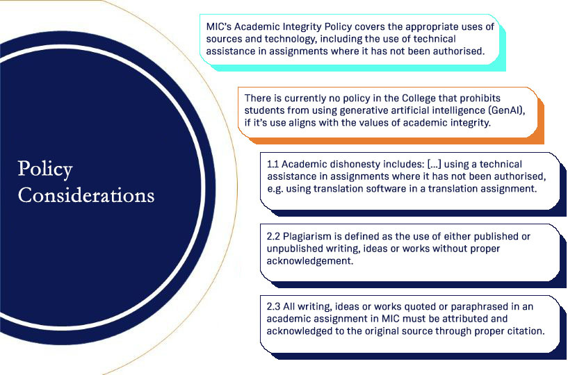 Considerations for Grading in the Context of GenAI