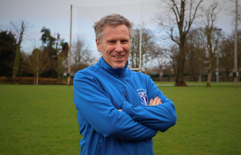MIC Director of Sport, Fergal O'Callaghan posing for a photo outside on a pitch