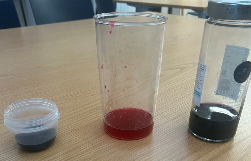 Red cabbage dye