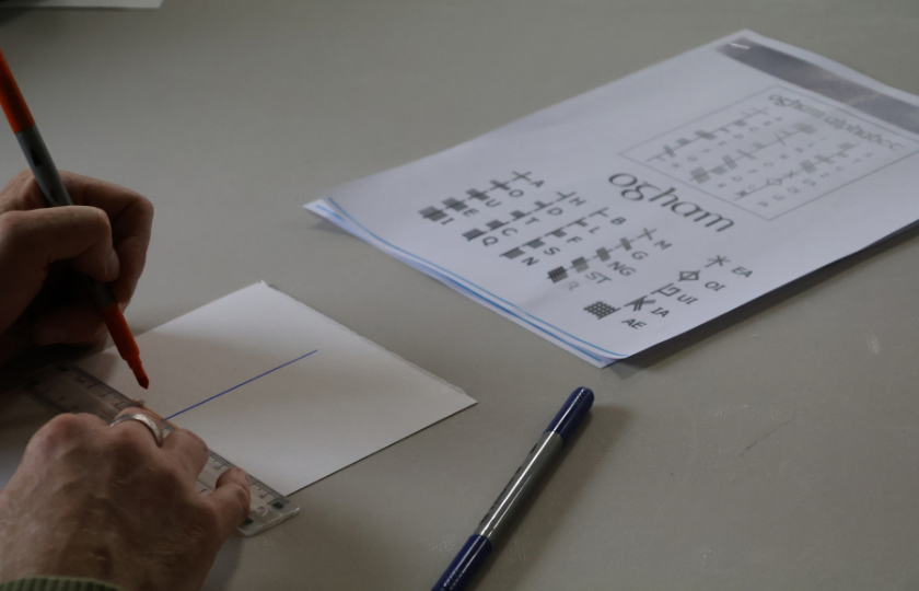 Ogham Writing Workshop