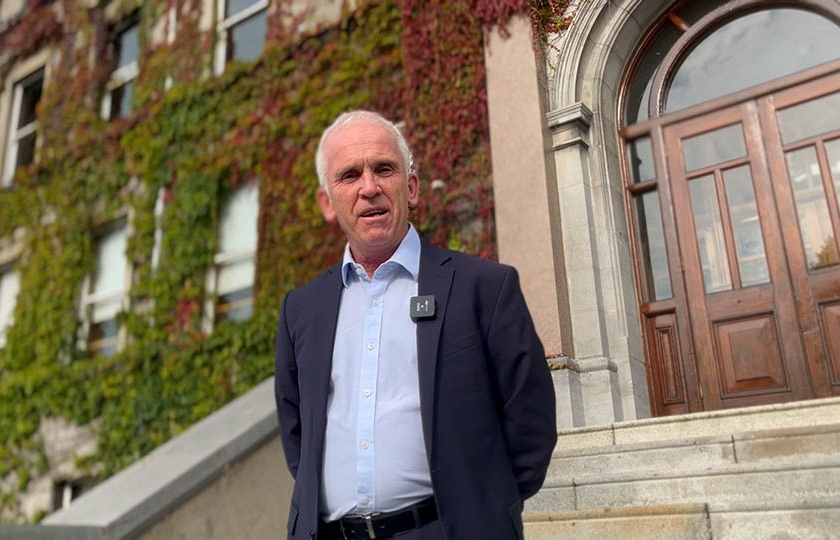 Video thumbnail of President Dermot Nestor standing in front of MIC