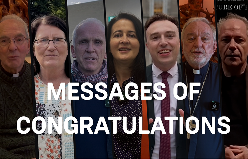 Thumbnail graphic for video of messages of congratulations