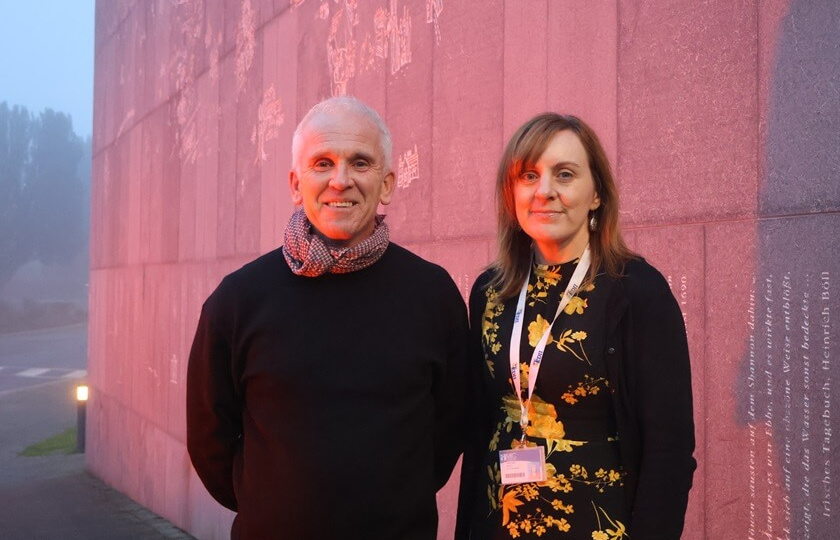 President of MIC, Professor Dermot Nestor and Kathleen Maher, Sexual Violence and Harassment (SVH) Prevention and Response Manager