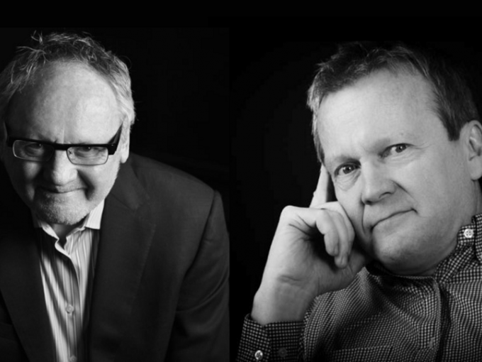 Michael Fullan (left) and Pasi Sahlberg (right)